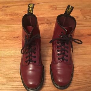 Ox blood Red Dr. Martens Boots